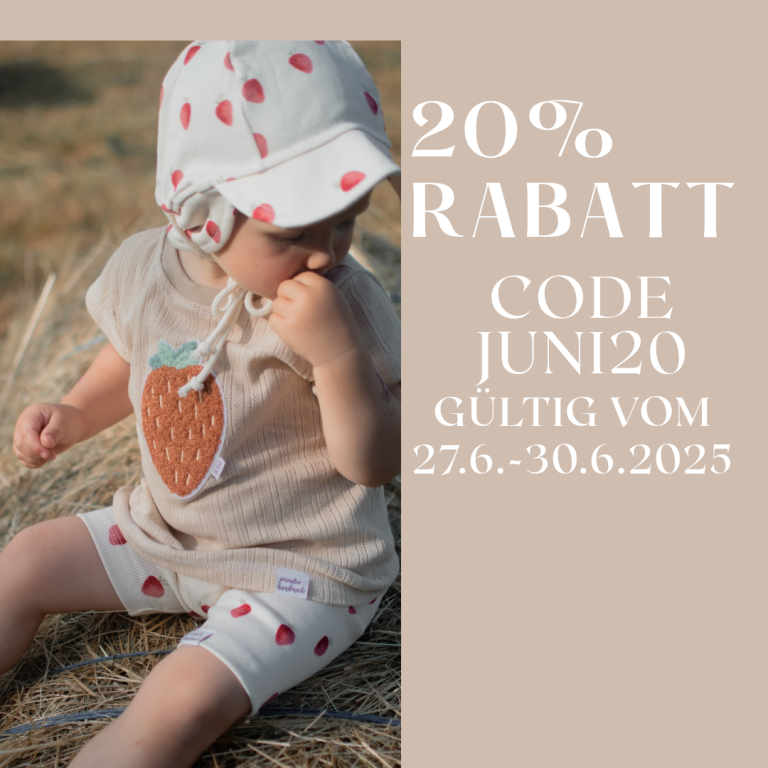 20% Rabatt mit dem Code JUNI20
